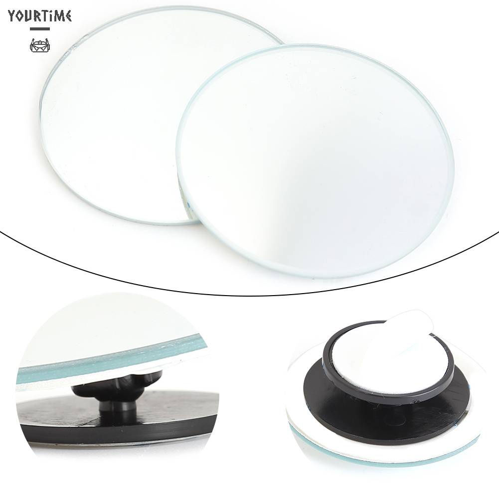 Bộ 2 Gương Cầu Lồi HD Không Khung Cho Xe Hơi / SUV / Xe Tải