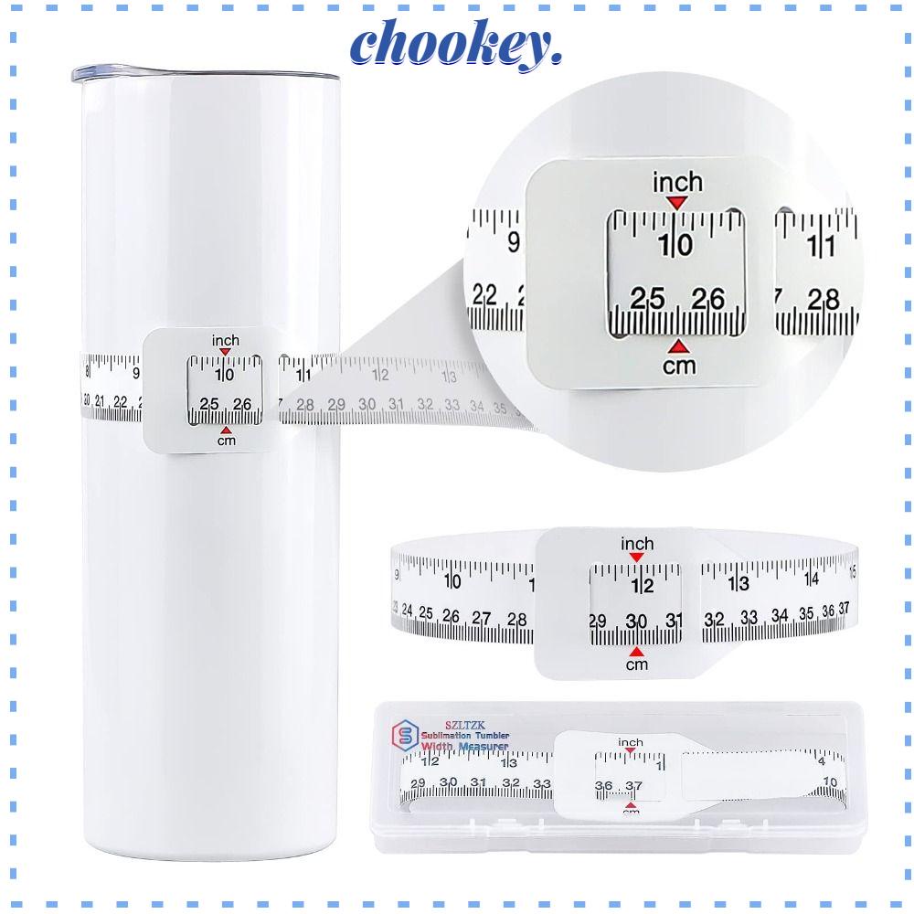 CHOOKEY Set 3 Thước Dây 60cm / 24inch Có Thể Tái Sử Dụng Tiện Lợi
