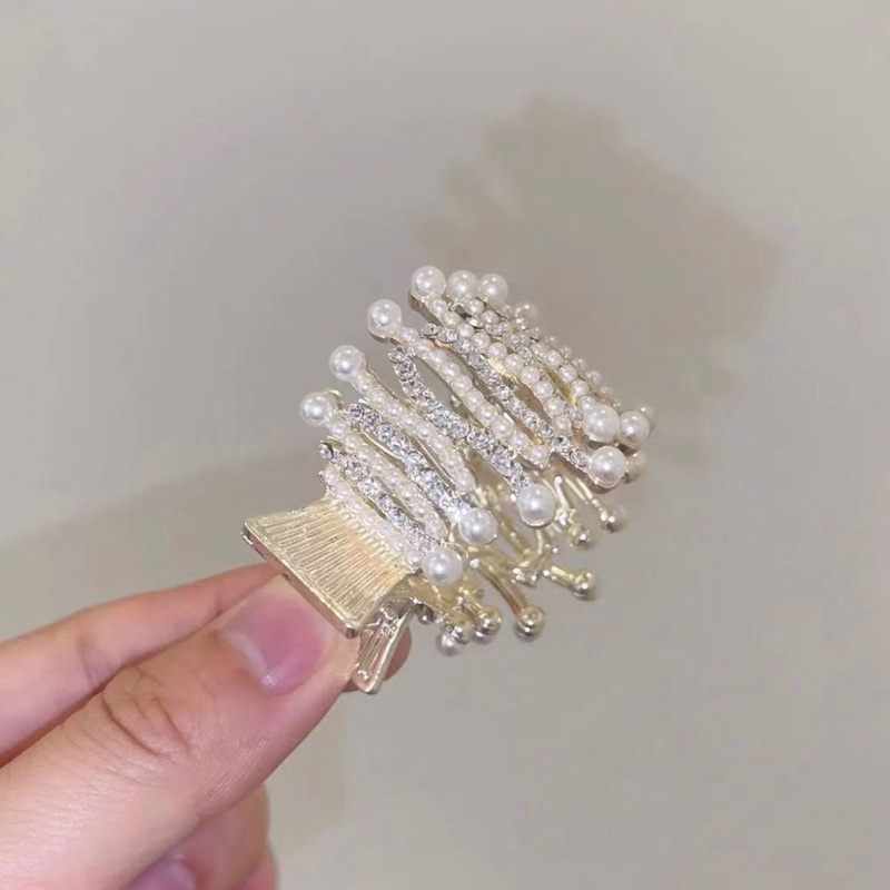 Kẹp Tóc Đính Đá Và Ngọc Trai Thời Trang Cho Nữ