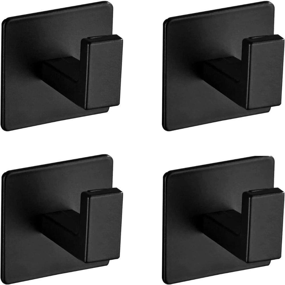 Bộ 4 Móc Treo Khăn Tắm 2 Inch Hình Vuông Tiện Dụng Cho Nhà Tắm