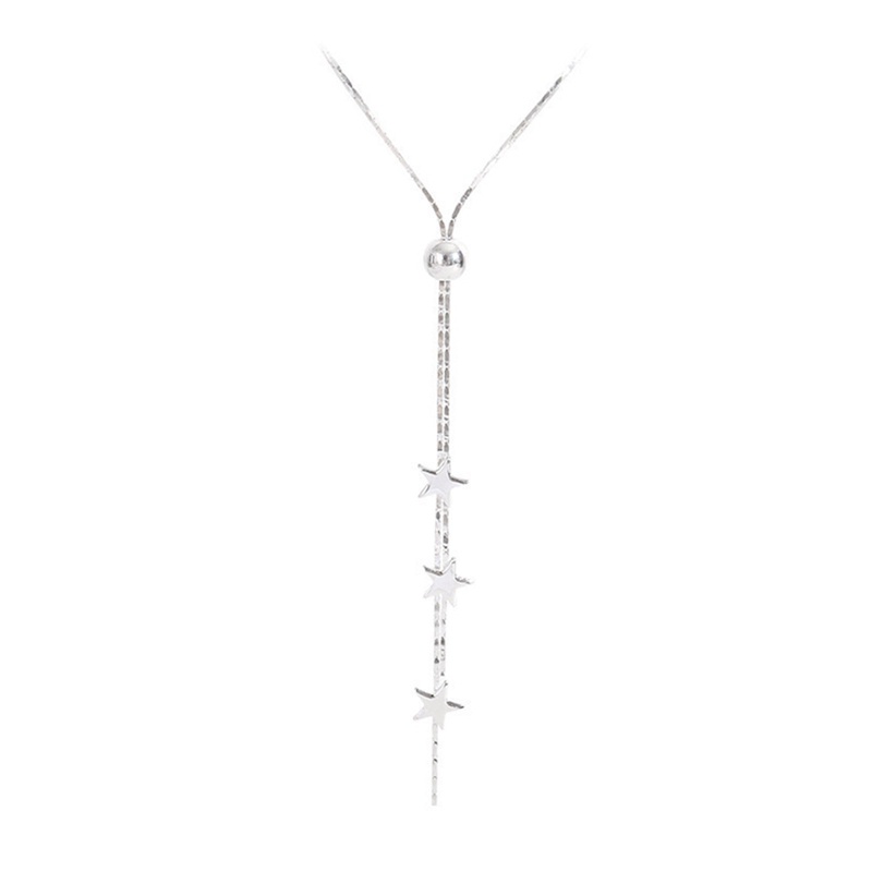 Vòng Cổ Choker Bằng Bạc Sterling 925 Mặt Ngôi Sao Tua Rua Dài Thời Trang Cho Nữ Margot3