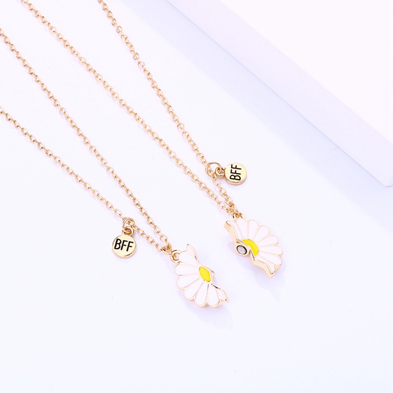 Ygt Set 2 Vòng Cổ Choker Hình Hoa Hướng Dương Phong Cách Bohemia Dành Cho Bạn Thân