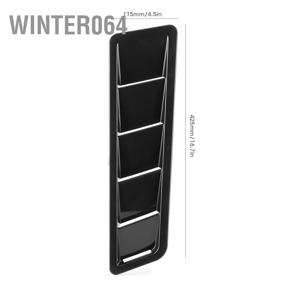 Winter064 2 Chiếc Đa Năng Hood Cửa Hút Không Khí Bảng Viền Bonnet Louver Làm Mát Lỗ Thông Hơi Bao Trang Trí Ngoại Thất Ô Tô