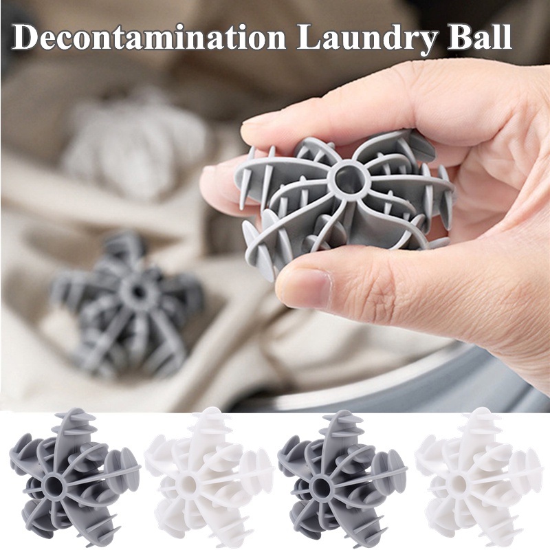 Bóng Giặt Đồ Bằng Silicone Hình Bông Tuyết Tiện Dụng