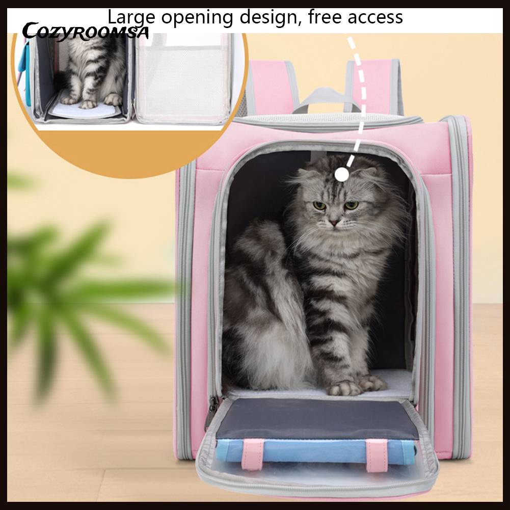 Ba Lô Địu Thú Cưng Thoáng Khí Thoải Mái Tiện Dụng