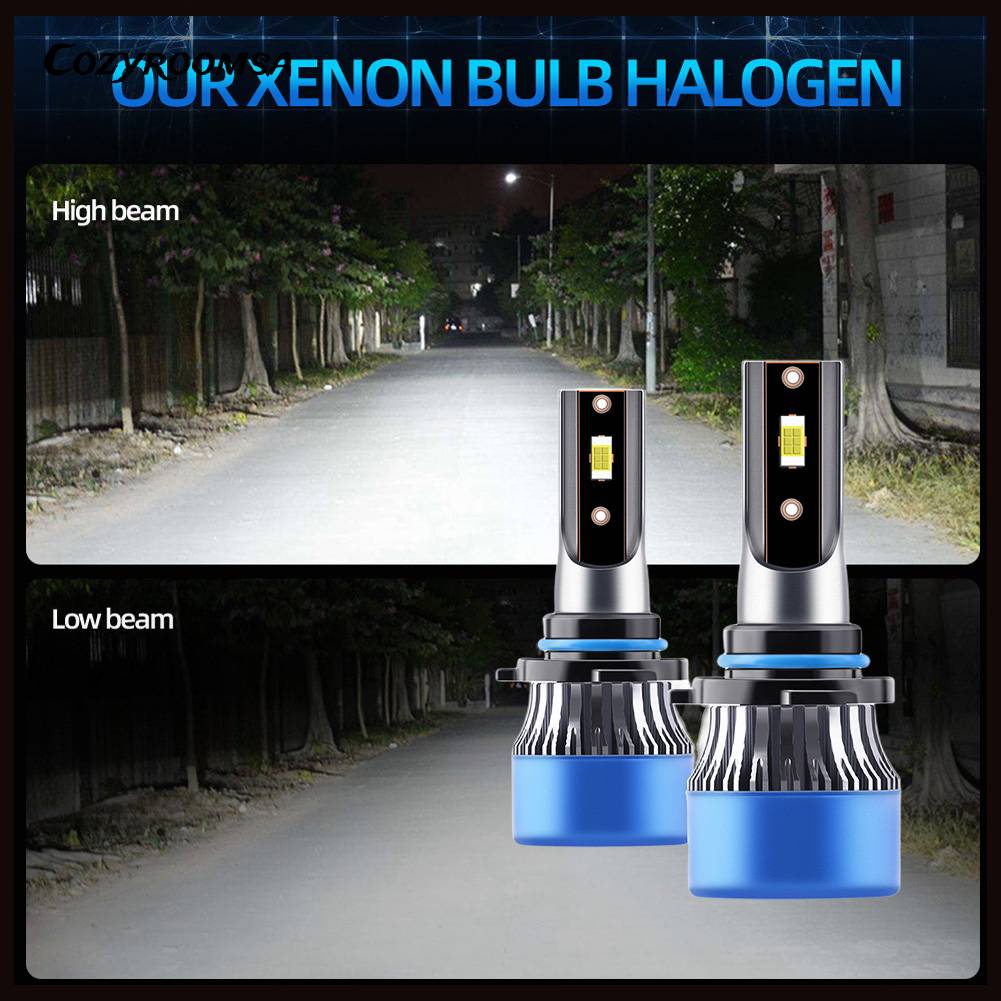 Đèn Pha Chống Sương Mù Siêu Sáng Q2 9005 HB3 9006 9012 100W 6500K 6000LM Dành Cho Ô Tô