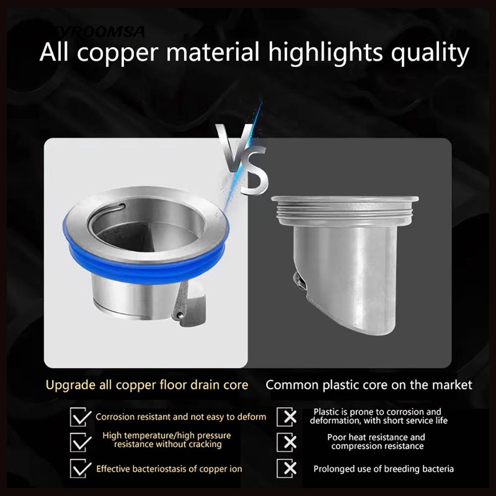 Nút Chặn Cống Thoát Nước Nhà Tắm Chống Côn Trùng