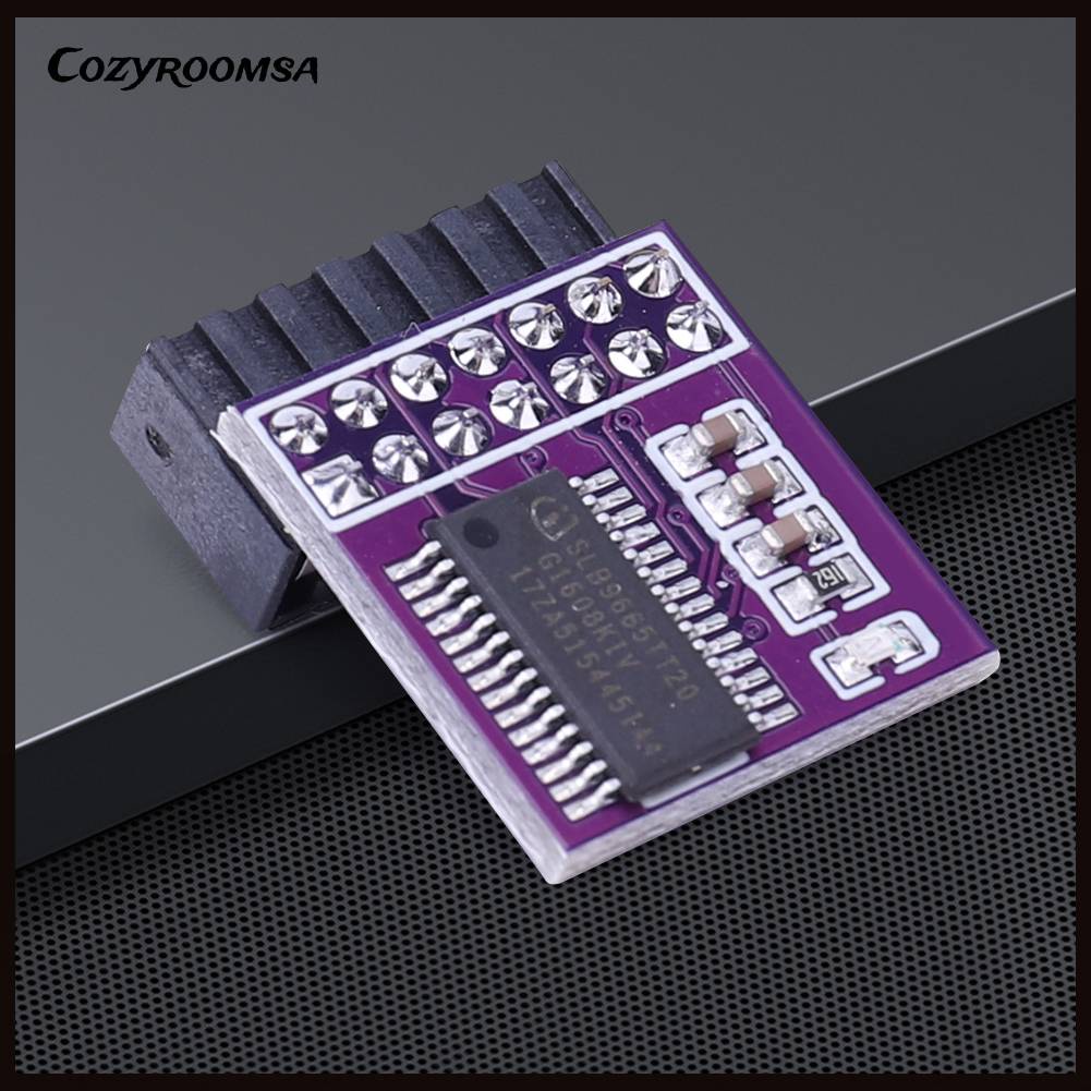 Thẻ Điều Khiển Từ Xa 14Pin Giao Diện GC-TPM2.0 Mini Cho WIN11