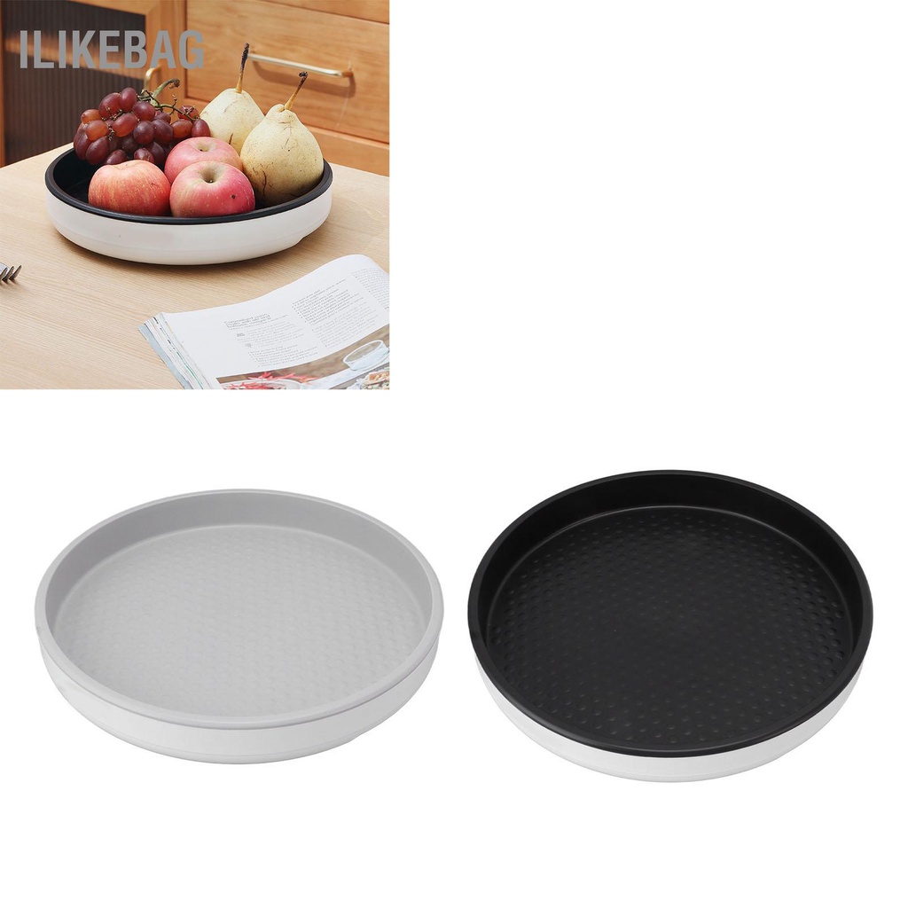 Ilikebag Lưu Trữ Bàn Xoay Giá Nhựa Trang Điểm Mỹ Phẩm Turnstyle Tổ Chức 360 Độ Cho Nhà Bếp Phòng Tắm Văn