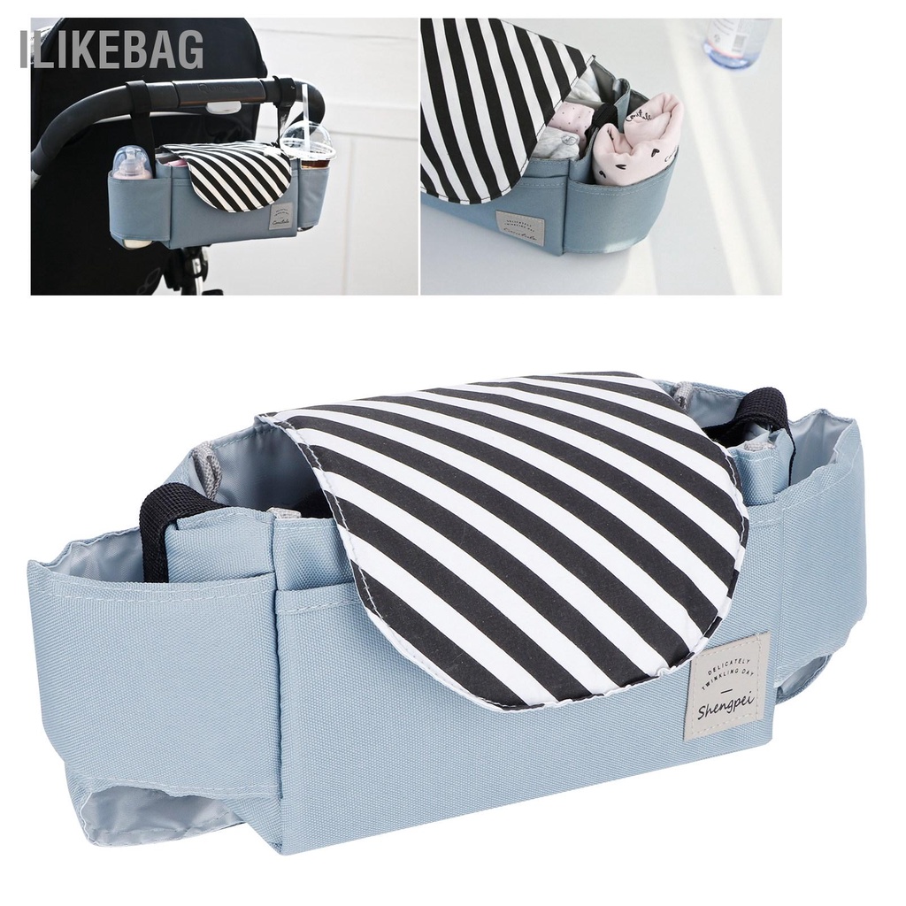 Ilikebag Xe Đẩy Em Bé Túi Treo Dụng Cụ Đa Năng Cốc Bảo Quản Phụ Kiện