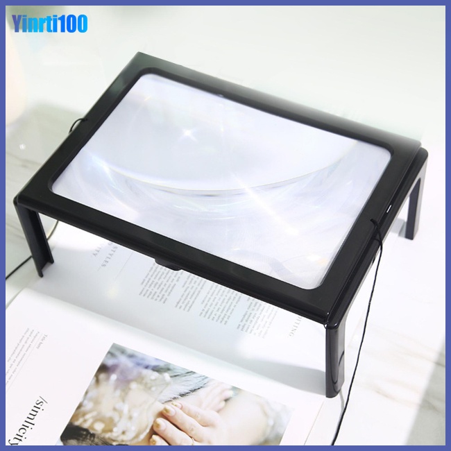 Kính Lúp Đọc Sách 6 Đèn Led Tiện Dụng Cho Người Lớn Tuổi