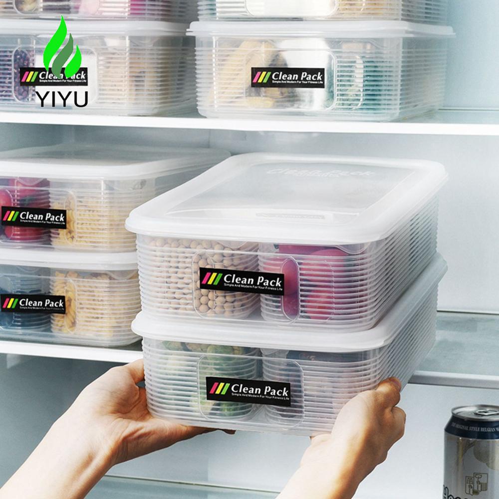 Hộp Đựng Thức Ăn Đông Lạnh Có Nắp Tháo Rời Được Giá Đỡ