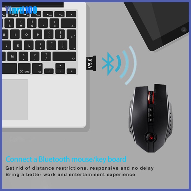 Usb Nhận Tín Hiệu Bluetooth 5.0 Yinrti V5.0 Cho Máy Tính