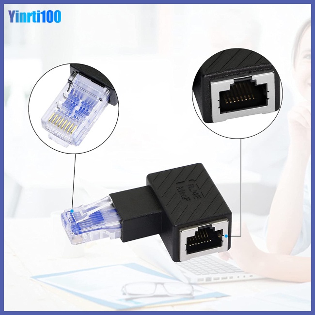 Đầu Chuyển Đổi Rj45 Cat5 / 6 Ethernet Lan Mở Rộng Cho Máy Phát Media