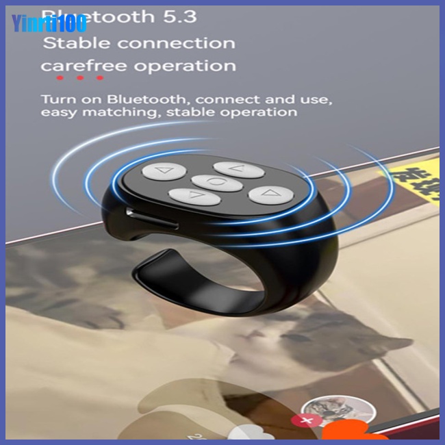 Bộ Điều Khiển Chụp Ảnh Từ Xa Yinrti Tik Tok Có Kết Nối Bluetooth Cho Điện Thoại