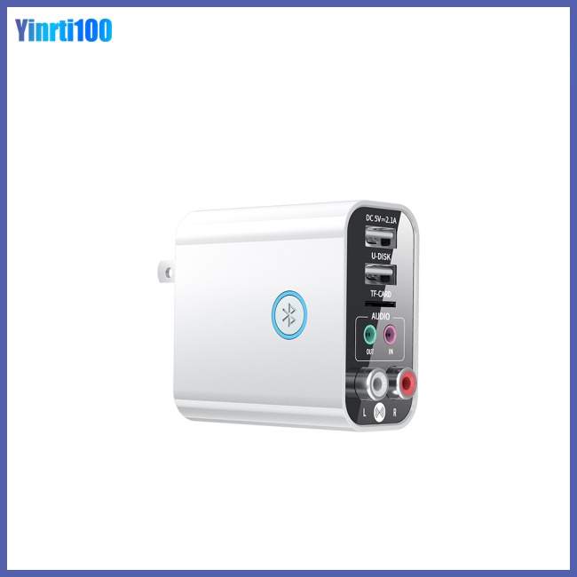 Thiết Bị Nhận Tín Hiệu Âm Thanh Không Dây 2 Trong 1 Kết Nối Bluetooth 5.0 3.5mm Yinrti K16-remote