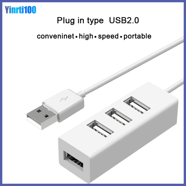 Bộ Chia 4 Cổng Usb 2.0 Hub 2.0 Tốc Độ Cao Đa Năng Cho Pc