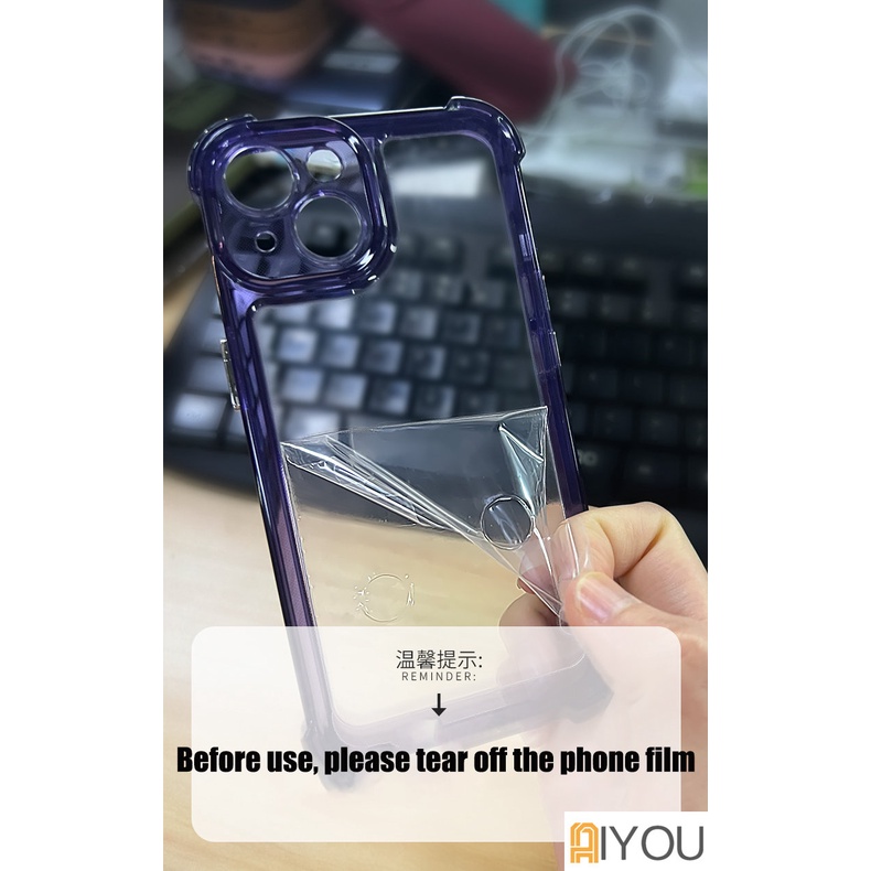 Ốp Điện Thoại Silicon Trong Suốt Chống Sốc Cho IPhone 14 13 12 11 Pro Max X Xs Xr Max 8 7 Plus