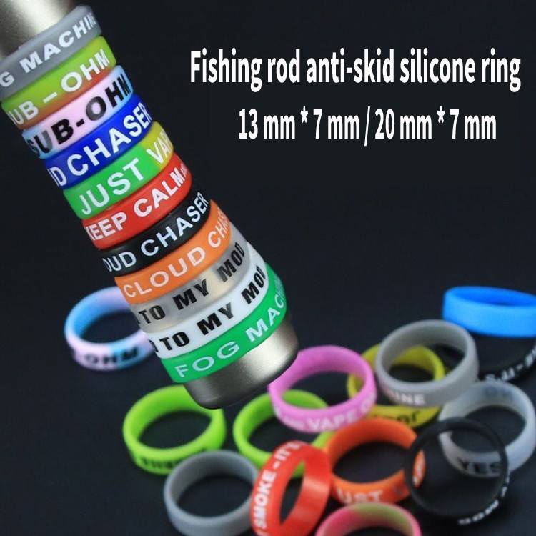 Set 10 Vòng silicone Cố Định Tay Cầm Cần Câu Cá Chống Trượt