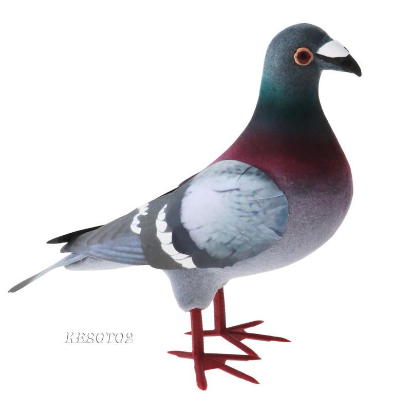 [Kesoto2] Chim Bồ Câu Nhân Tạo Mini Bằng Xốp Trang Trí Nhà Cửa Sân Vườn