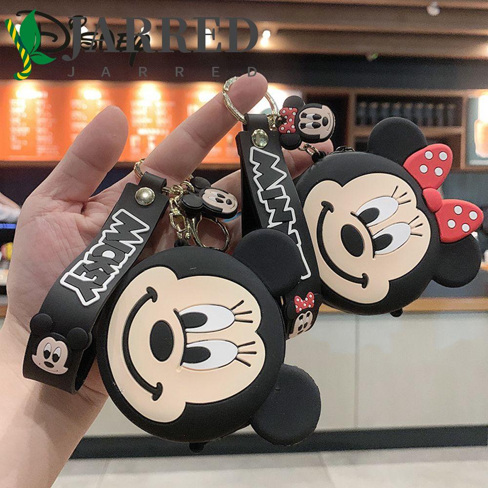 Ví Nhỏ Đựng Tiền Xu / Dây Cáp Dữ Liệu Hình Mickey / Stitch / Crayon Shin-Chan / Pikachu Bằng Silicon Có Khóa Kéo Thời Trang Cho Nữ