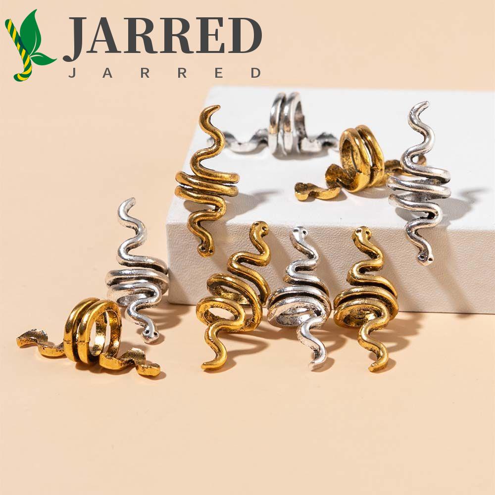 JARRED Nhẫn Bện Tóc Hình Rắn Phong Cách Châu Phi Thời Trang