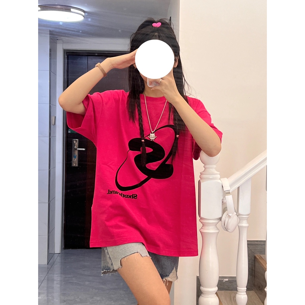 Áo Thun Tay Ngắn Dáng Rộng In Chữ Thiết Kế Mới Thời Trang Mùa Hè Dành Cho