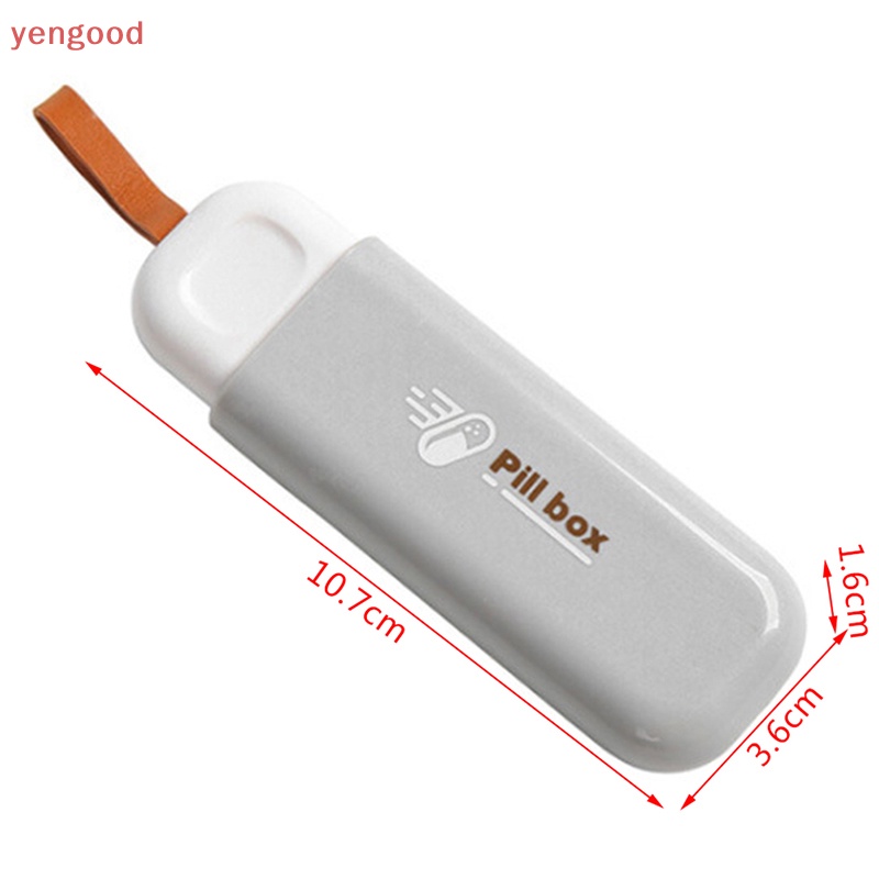 Hộp Đựng Thuốc 3 Ngăn Mini Dễ Dàng Mang Theo Cho Các Hoạt Động Ngoài Trời