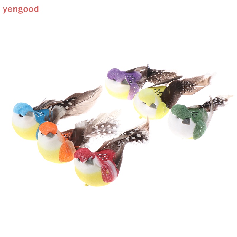 Bộ 6 Mô Hình Chim Giả Bằng Xốp Dùng Trang Trí