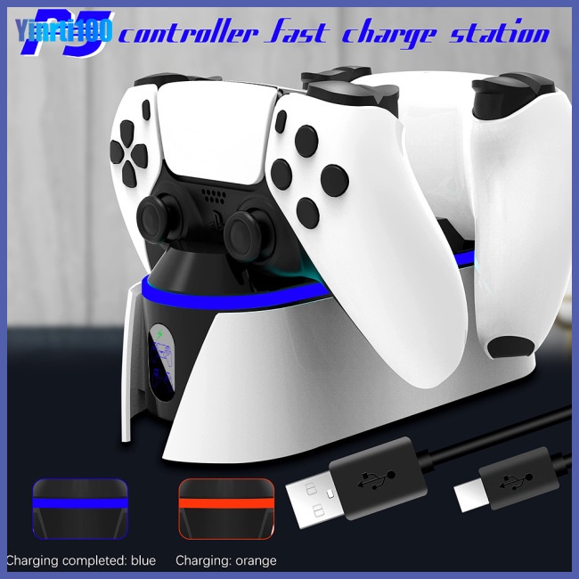 Giá Đỡ + Chuôi SạC Nhanh USB KéP Cho Tay CầM Chơi Game Ps5 / Ps5