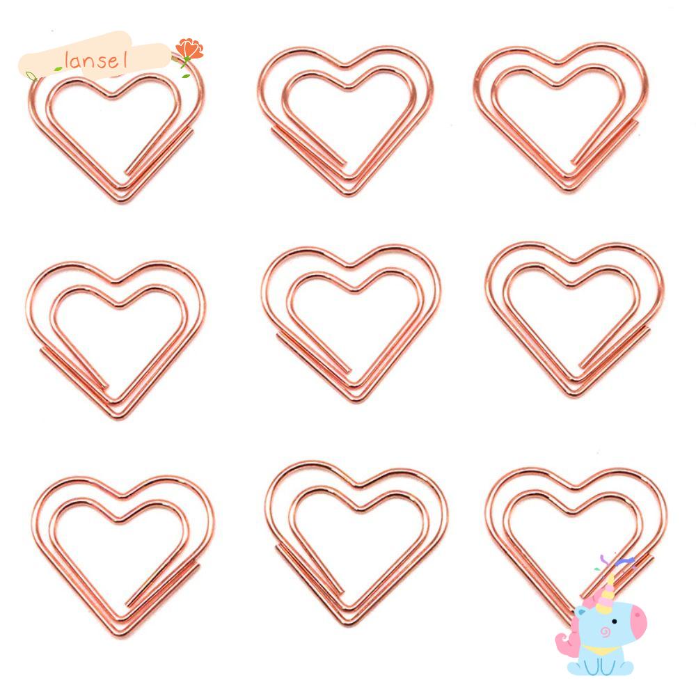 Kẹp Giấy Hình Hoa Hồng Trái Tim Sáng Tạo|Kẹp Giấy Tiện Lợi Cho Gia Đình