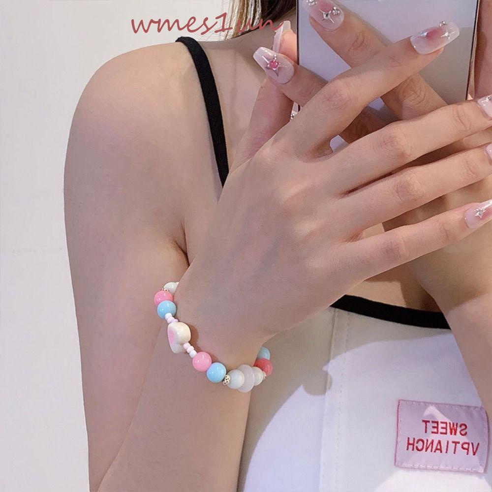 Vòng Tay Mặt Hình Ngôi Sao Màu Kẹo Ngọt 15H Thời Trang Cho Nữ