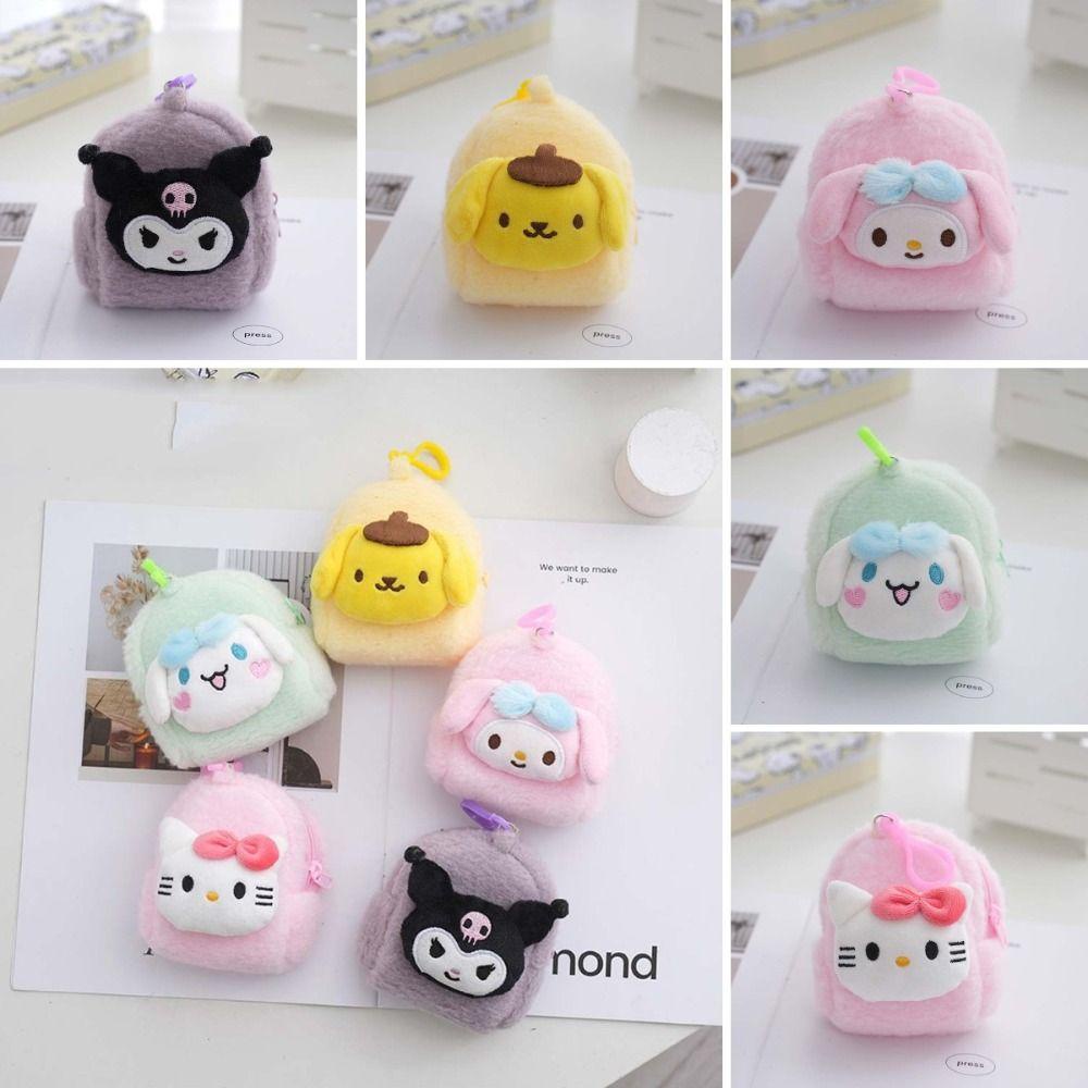 LILYES Ví Nhồi Bông Hình Melody Dễ Thương Sức Chứa Lớn Cho Nữ