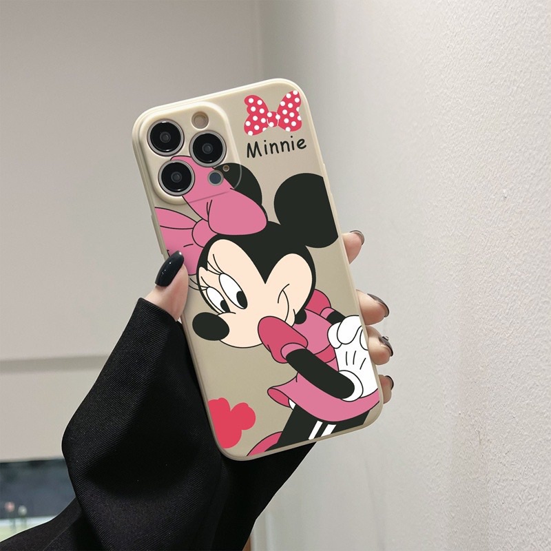 Ốp cạnh vuông giả ip14 hình mickey  X,Xs,Xsmax,7Plus,8Plus/xr/11promax/12promax/11/11pro /14promax