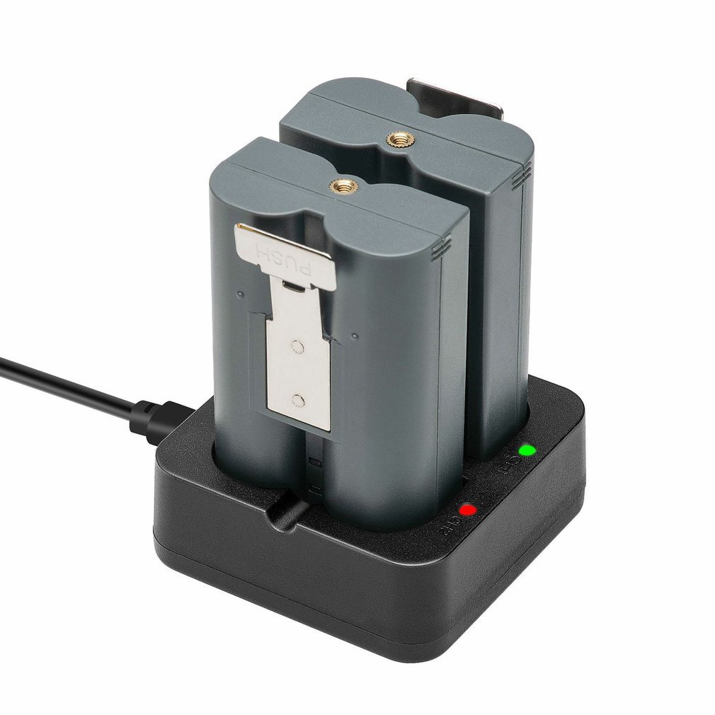 =Christmas=Doorbell Battery Rechargeable Portable Battery Pack And Dual Charger