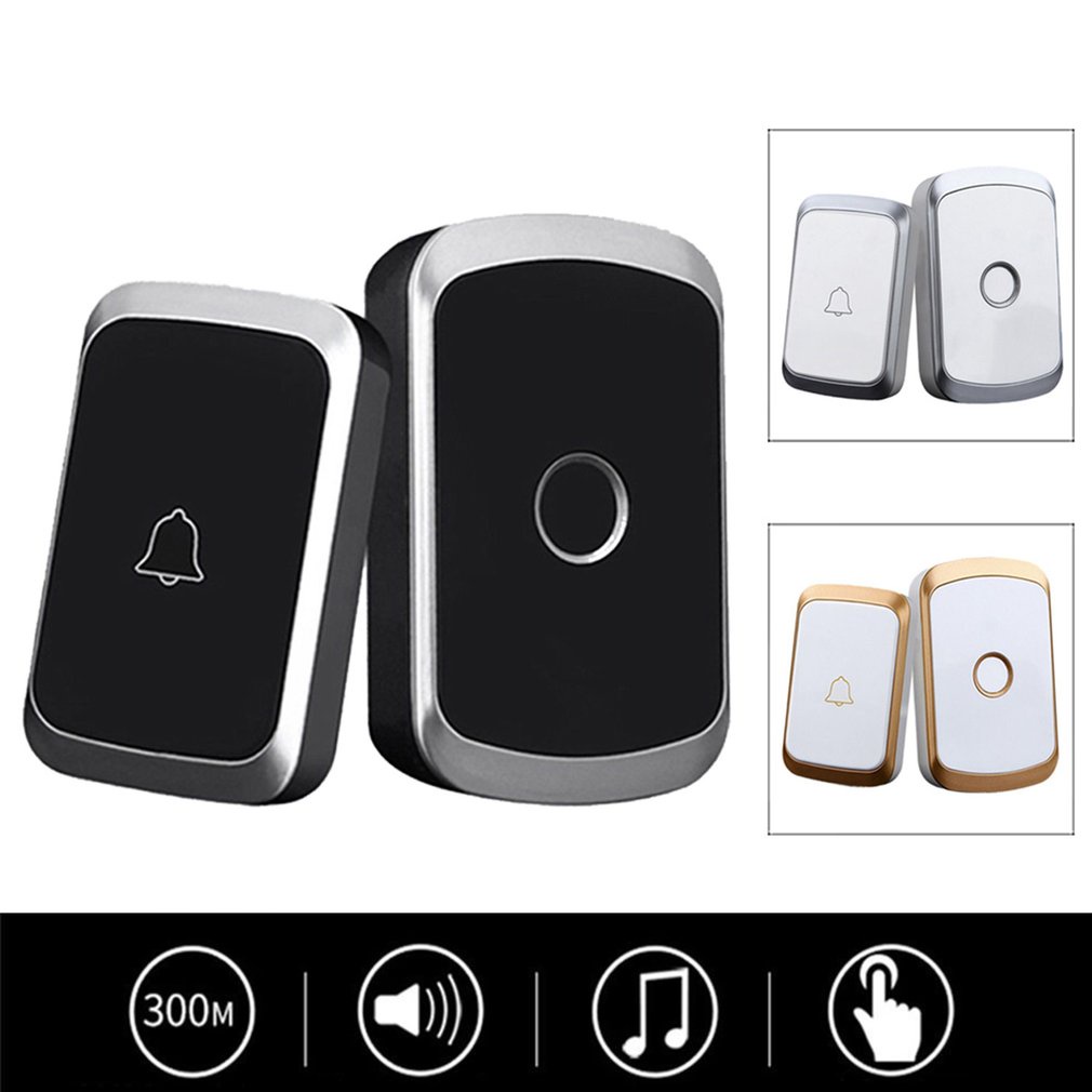=Christmas=Wireless Doorbell Waterproof 300M Remote Smart Home Security Doorbell