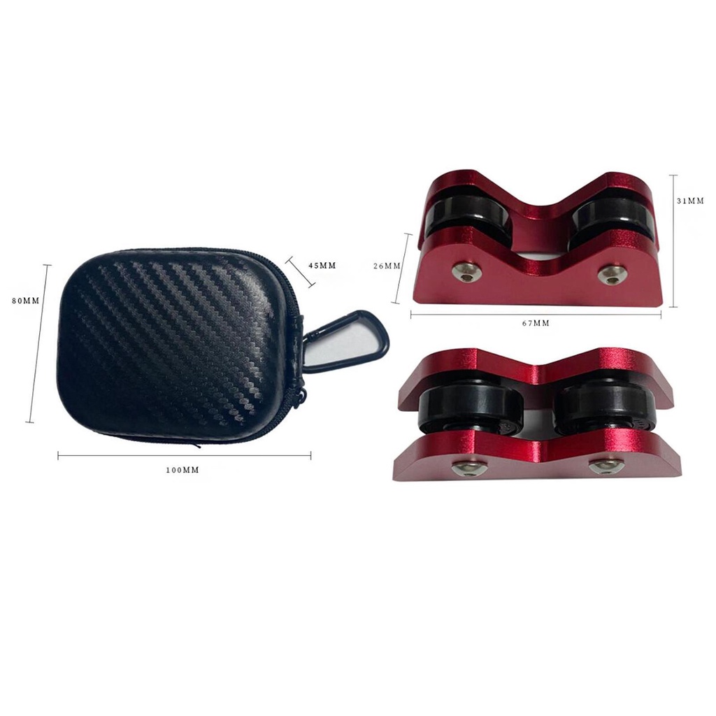 Set 2 Dụng Cụ Chơi Bida Kèm Hộp Đựng Ốp