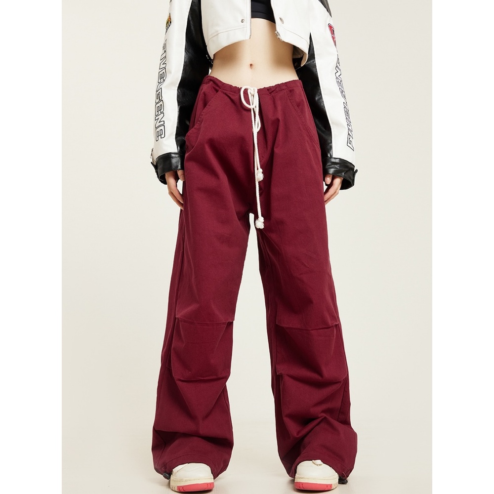 Quần Dài Ống Rộng Phong Cách Hiphop Đường Phố Cho Cặp Đôi