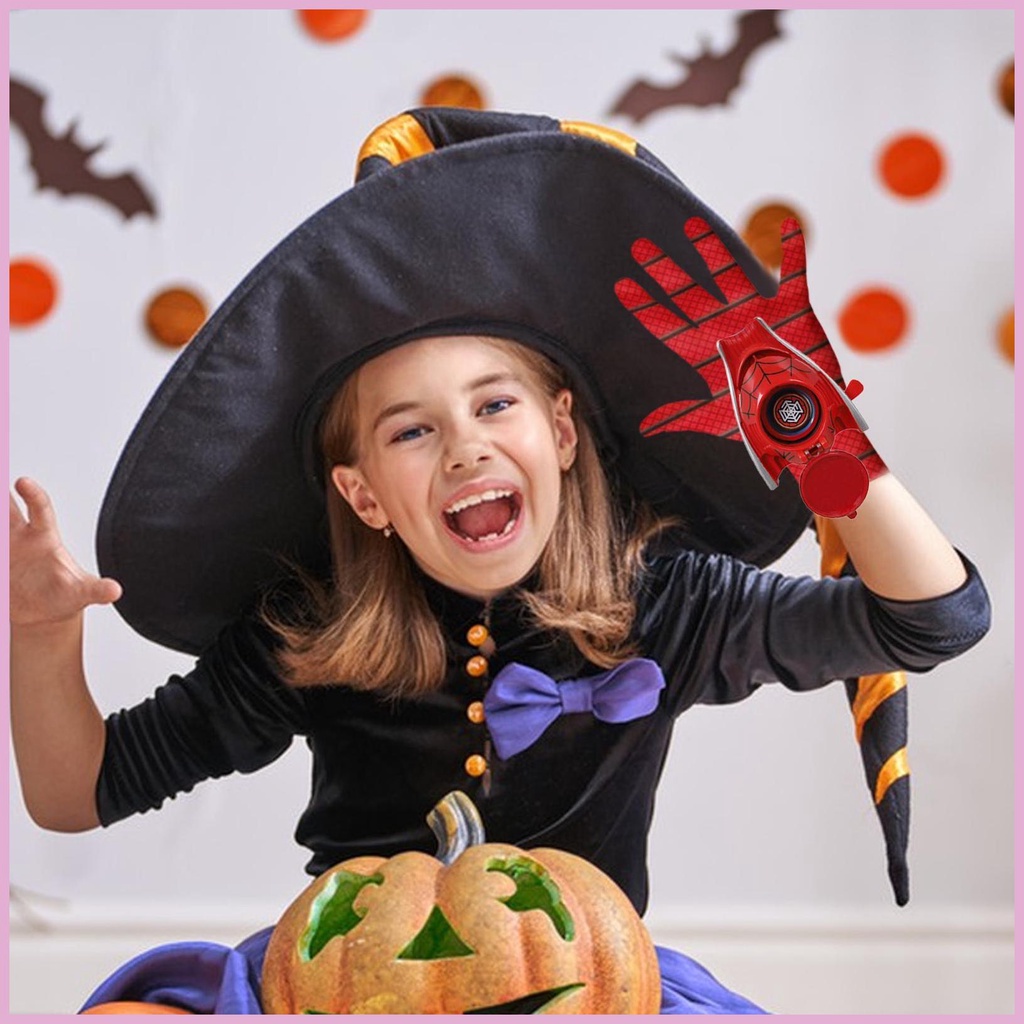 Găng Tay Hình Spider Hero Kèm Đồ Chơi Vui Nhộn Cho Bé