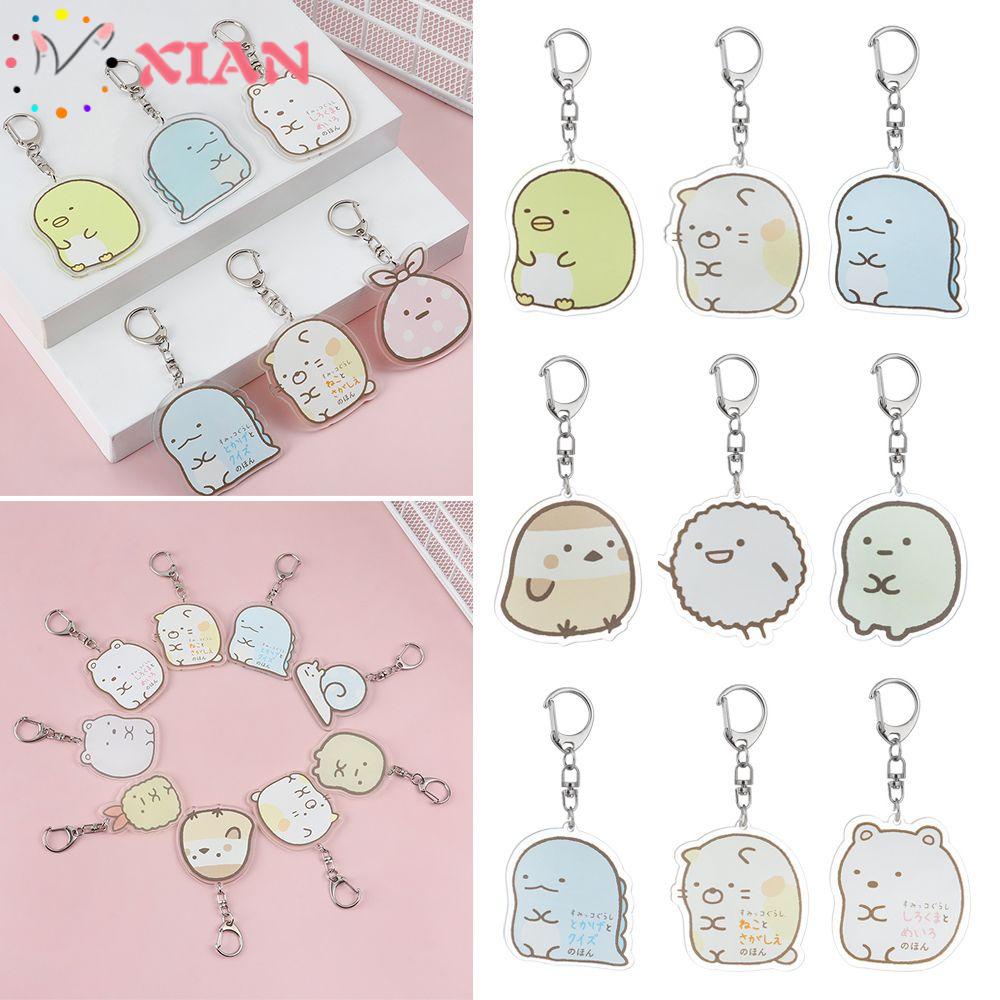 Móc Khóa Xinh Xắn Chất Lượng ​ Túi Đựng Đồ Trong Suốt Hình Động Vật Đáng Yêu