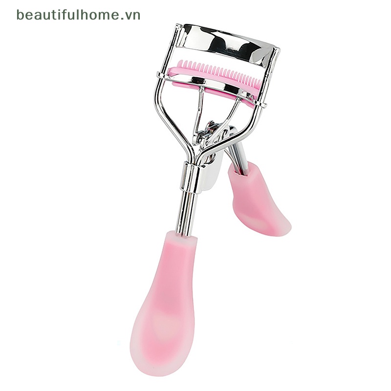 Dụng Cụ Bấm Cong Mi Tay Cầm Hình Đuôi Cá Trang Điểm Làm Đẹp