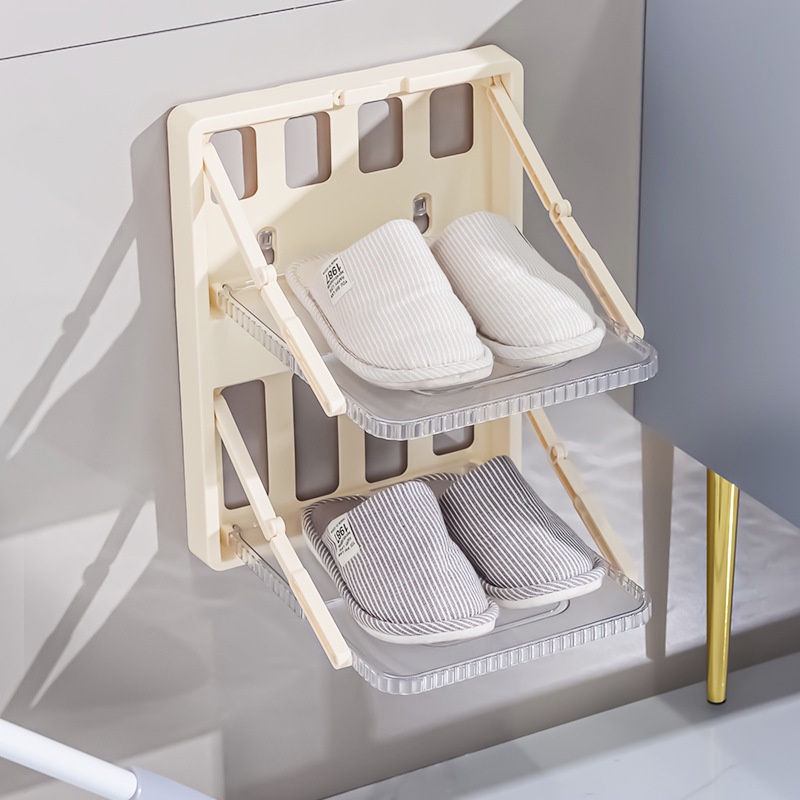 Kệ WORTHBUT để giày dép nhiều tầng gắn tường không cần cần lắp đặt tiện dụng