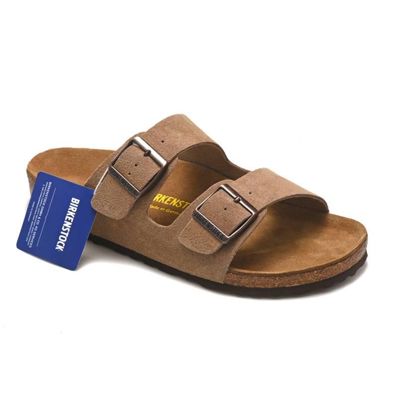 Mới Dép Xăng Đan birkenstock Hai Khóa Cài Thời Trang Mùa Hè Cho Nam Và Nữ