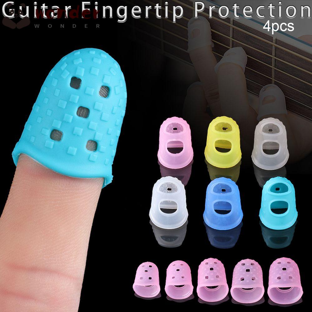 Bộ 4 Miếng Bọc Ngón Tay Chống Trượt Cho Đàn Ukulele XS / S / M / L / XL
