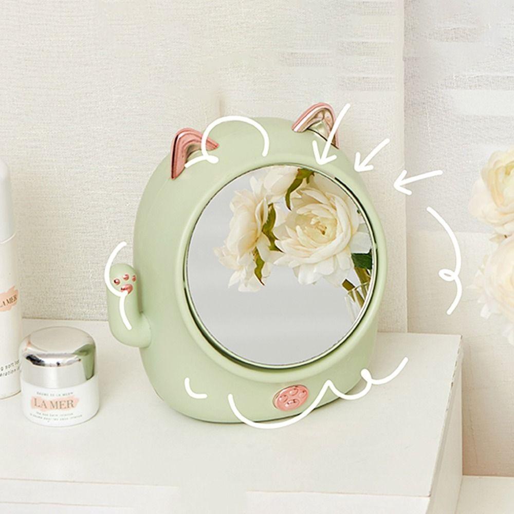 Gương Trang Điểm Hai Mặt Xoay Được Tiện Dụng Dành Cho Nữ