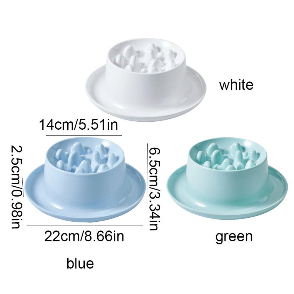 Bát Đựng Thức Ăn Chậm Chống Tràn AARON1 Thông Dụng Bảo Vệ Cổ Cho Thú Cưng