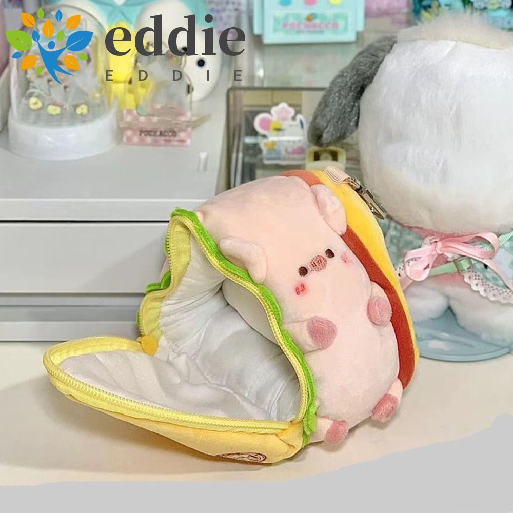 Túi Đựng Đồ Trang Điểm / Tiền Xu 26Eddie Bằng Vải Bông Hoạt Hình Dễ Thương Đa Ứng Dụng