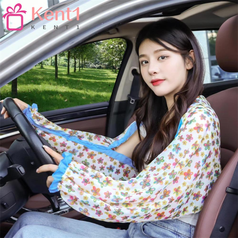 Khăn Quàng Cổ Chiffon Dài 60-80cm In Họa Tiết Hoa Lá Lá KENT1 Dành Cho Lái Xe / Lái Xe