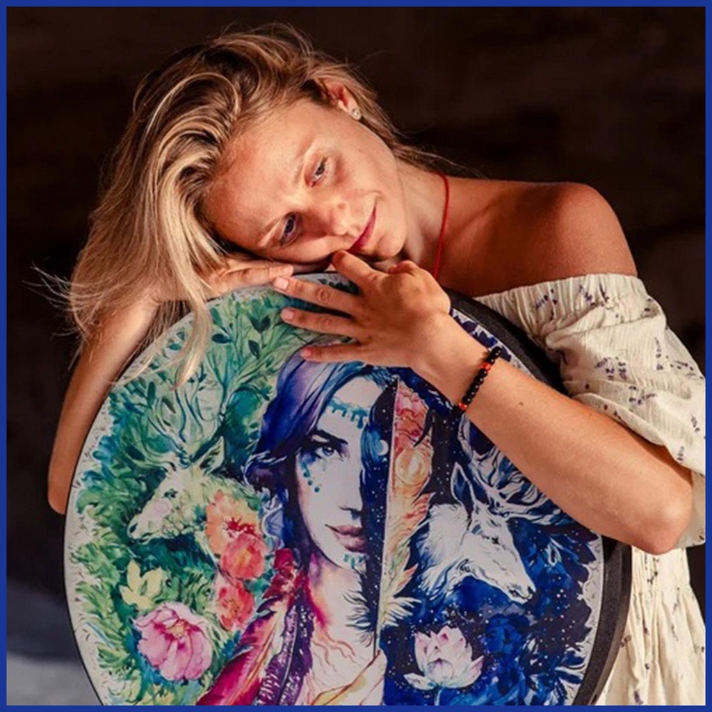 Trống Shamanic Thủ Công Phát Ra Âm Thanh Độc Đáo