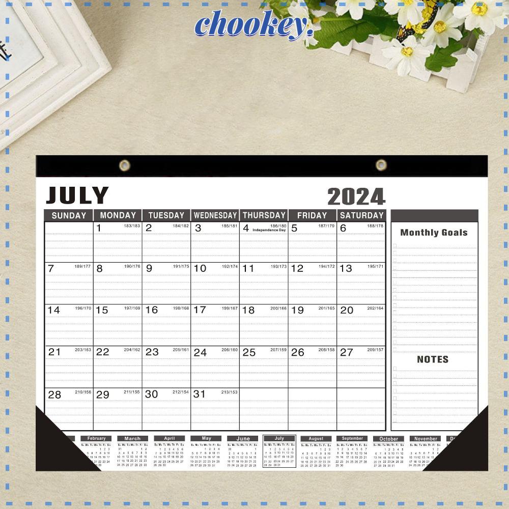 CHOOKEY Lịch Giấy Treo Tường Dạng Treo Tiện Dụng Phụ Kiện Chuyên Dụng Dành Cho Xe Hơi 2023 - Dec. Dec. 2023 Sổ Kế Hoạch Treo Lên Kế Hoạch Năm 2024 18 Tháng 2023-2024